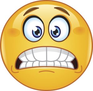 Grimacing emoticon